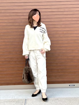 「アイテム（福袋/福箱、ブルー系）」を使った、haruさん（レディース・159cm）の春コーディネート