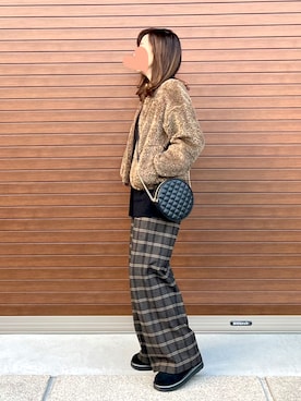 「GOUT COMMUN（グーコミューン）のアイテム」を使った、haruさん（レディース・159cm）の冬コーディネート