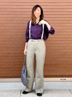 「ラッドミュージシャン」｜「アイテム（アナログ腕時計）」を使った、haruさん（レディース・159cm）の春コーディネート