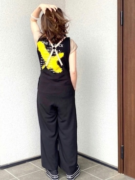 「Ameri（アメリ）のアイテム」を使った、haruさん（レディース・159cm）の夏コーディネート