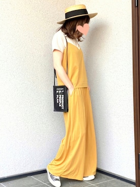 「アイテム（福袋/福箱、ブラック系）」を使った、haruさん（レディース・159cm）の夏コーディネート