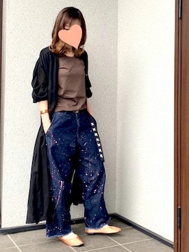 「MASTER&Co（マスターアンドコー）のアイテム（パンツ）」を使った、haruさん（レディース・159cm）の秋コーディネート
