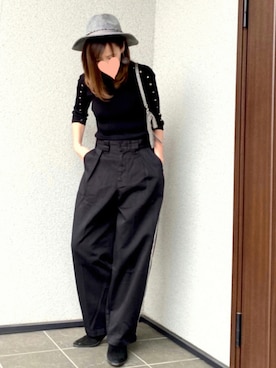 「アイテム（ブーツ）」を使った、haruさん（レディース・159cm）の秋コーディネート