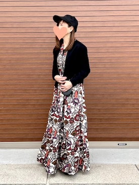 「MASTER&Co（マスターアンドコー）のアイテム（ワンピース/ドレス）」を使った、haruさん（レディース・159cm）の春コーディネート