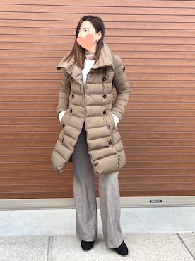 「タトラス」｜「アイテム（スウェット）」を使った、haruさん（レディース・159cm）の冬コーディネート
