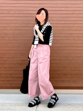 「本気のパー子」｜haruさん（レディース・159cm）の春コーディネート