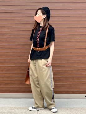 「夏のTシャツフェス」｜haruさん（レディース・159cm）の夏コーディネート