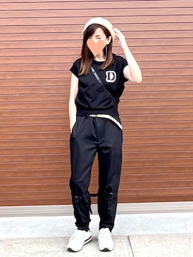 「MASTER&Co（マスターアンドコー）のアイテム」を使った、haruさん（レディース・159cm）の夏コーディネート