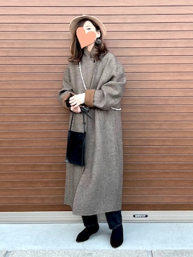 haruさん（レディース・159cm）の冬コーディネート