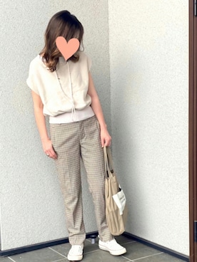 「ラッドミュージシャン」｜「アイテム（アクセサリー）」を使った、haruさん（レディース・159cm）の秋コーディネート