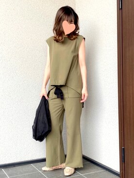 「SUPP.（サップ）のアイテム」を使った、haruさん（レディース・159cm）の夏コーディネート