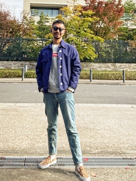 「MARNI（マルニ）のアイテム（ブルゾン）」を使った、fantasistajunさん（メンズ・172cm）の秋コーディネート