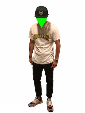 「アトランティックスターズ」｜「アイテム（Tシャツ/カットソー）」を使った、M☆NKICHIさん（メンズ・172cm）の夏コーディネート