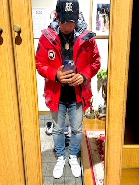 「アイテム（アクセサリー）」を使った、RIZEさん（メンズ・165cm）の冬コーディネート