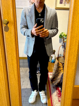 「J&M Davidson（ジェイアンドエムデヴィッドソン）のアイテム」を使った、RIZEさん（メンズ・165cm）の春コーディネート