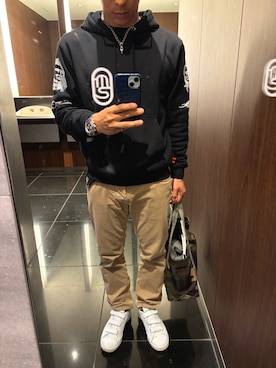 「L.L.Bean（エルエルビーン）のアイテム」を使った、RIZEさん（メンズ・165cm）の春コーディネート