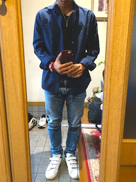 「CAZAL（カザール）のアイテム」を使った、RIZEさん（メンズ・165cm）の夏コーディネート