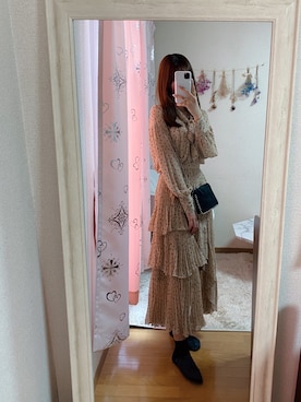 「SNIDEL（スナイデル）のアイテム（トップス、ベージュ系）」を使った、ほのちゃ‪‪ん🧸♥️さん（レディース・165cm）の夏コーディネート