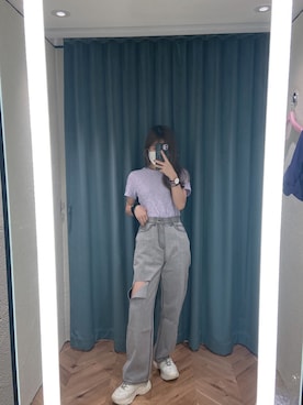 「b+ab（ビープラスエービー）のアイテム」を使った、yellowsea さん（レディース・155cm）の秋コーディネート