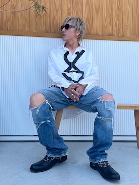 「SISE（シセ）のアイテム」を使った、KёnJiさん（メンズ・170cm）の春コーディネート