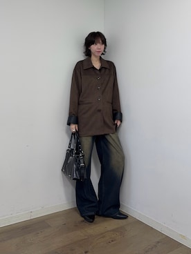 「goocy（グーシー）のアイテム」を使った、micchuさん（レディース・164cm）の秋コーディネート