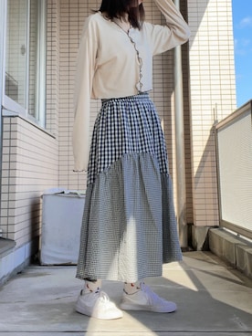 プリンさんの「ナイキ コート レガシー キャンバス ウィメンズシューズ / Nike Court Legacy Canvas Women's Shoes＜22-29cm 展開＞」を使ったコーディネート