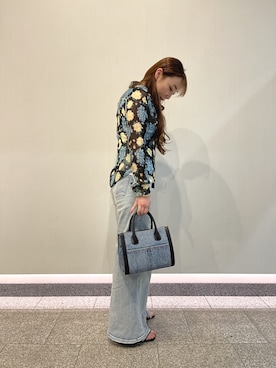 「フレアデニム」｜YUIさん（レディース・160cm）の春コーディネート