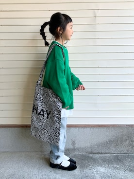 「SVEC（シュベック）のアイテム」を使った、N2さん（キッズ・120cm）の冬コーディネート