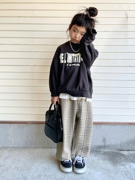 「バルーンパンツ」｜N2さん（キッズ・110cm）の秋コーディネート