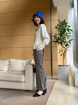 「RBS」｜「アイテム（帽子）」を使った、Kさん（レディース・170cm）の冬コーディネート