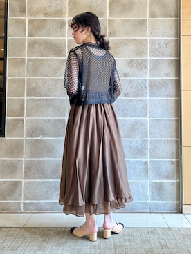 「RBS」｜「アイテム（ワンピース/ドレス）」を使った、Kさん（レディース・170cm）の春コーディネート