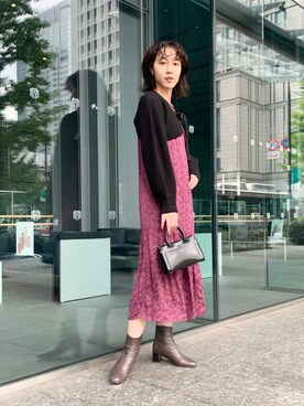 Kさん（レディース・170cm）の秋コーディネート