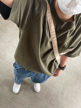 「SMITH'S（スミス）のアイテム」を使った、やましたさん（レディース・155cm）の夏コーディネート