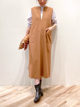 「アンディコール」｜miyukiさん（レディース・165cm）の冬コーディネート