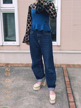 「RRR」｜ｺﾘｺさん（レディース・156cm）の夏コーディネート