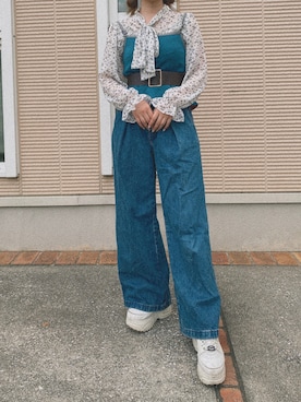 「RRR」｜ｺﾘｺさん（レディース・155cm）の夏コーディネート