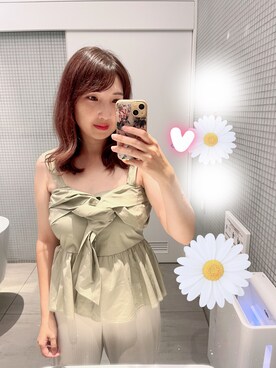 「LILY BROWN（リリーブラウン）のアイテム（キャミソール）」を使った、けいさん（レディース・160cm）の秋コーディネート