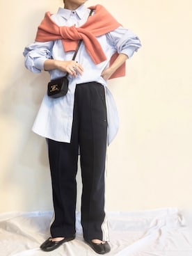 「LAPUIS（ラピュイ）のアイテム」を使った、ayuMi◡̈さん（レディース・152cm）の春コーディネート