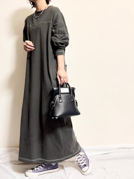 「152cm」｜「アイテム（アクセサリー）」を使った、ayuMi◡̈さん（レディース・152cm）の秋コーディネート