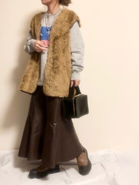 「Couture d'adam（クチュールドアダム）のアイテム」を使った、ayuMi◡̈さん（レディース・152cm）の秋コーディネート