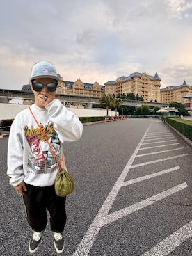 「NIKE（ナイキ）のアイテム（帽子）」を使った、Scarecrowさん（メンズ・165cm）の春コーディネート