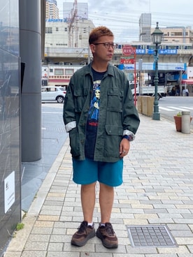 やなちゃんさん（メンズ・164cm）の夏コーディネート