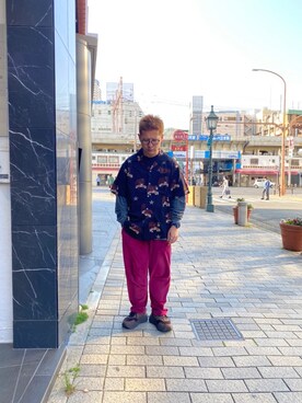 やなちゃんさん（メンズ・164cm）の春コーディネート