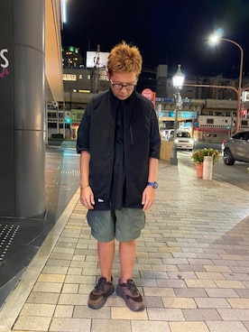 「WILD THINGS（ワイルドシングス）のアイテム（パンツ）」を使った、やなちゃんさん（メンズ・164cm）の夏コーディネート