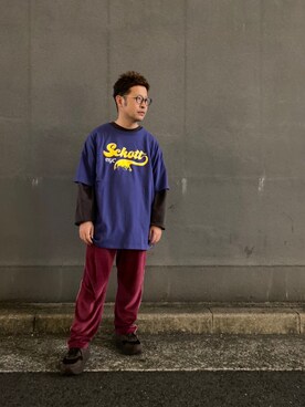 やなちゃんさん（メンズ・164cm）の春コーディネート