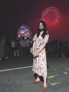 「LOVFEE（ラッフィ）のアイテム（ワンピース/ドレス）」を使った、妞niu傻さん（レディース・168cm）の秋コーディネート