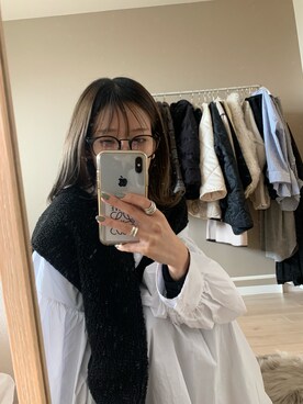 「INTER FACTORY（インターファクトリー）のアイテム（ワンピース/ドレス）」を使った、aさん（レディース・159cm）の冬コーディネート