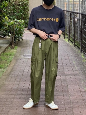 「KICS DOCUMENT.（キクス ドキュメント）のアイテム（パンツ）」を使った、Natsukiさん（メンズ・173cm）の夏コーディネート