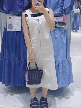「Java（ジャバ）のアイテム」を使った、わさびーぬさん（レディース・155cm）の夏コーディネート