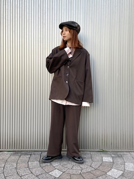 「arth（アース）のアイテム」を使った、チャコさん（レディース・157cm）の冬コーディネート